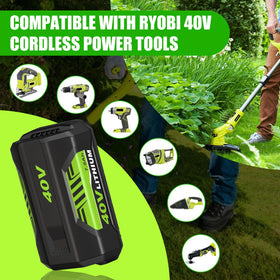 Fhybat LED indicators on battery enable quick charge status checks.