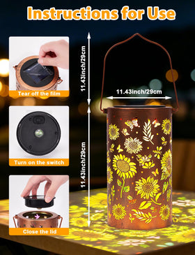 FIALAME Retro gold-copper finish adds vintage charm to outdoor décor