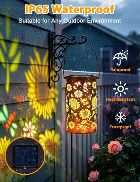 FIALAME Outdoor metal lanterns deliver durable, weatherproof glow for any season