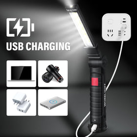 FIBRAVE LED work light foldable hook for hanging in workshops