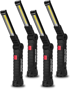 FIBRAVE LED work light with magnetic base for hands-free car repairs