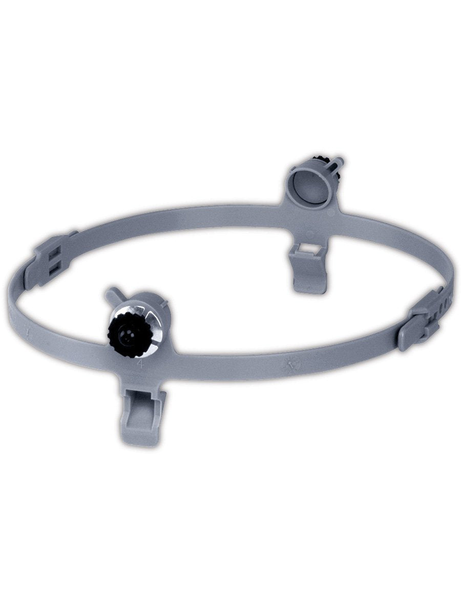 Fibre-Metal Speedyloop replacement suspension in grey for secure, comfortable welding helmet wear.