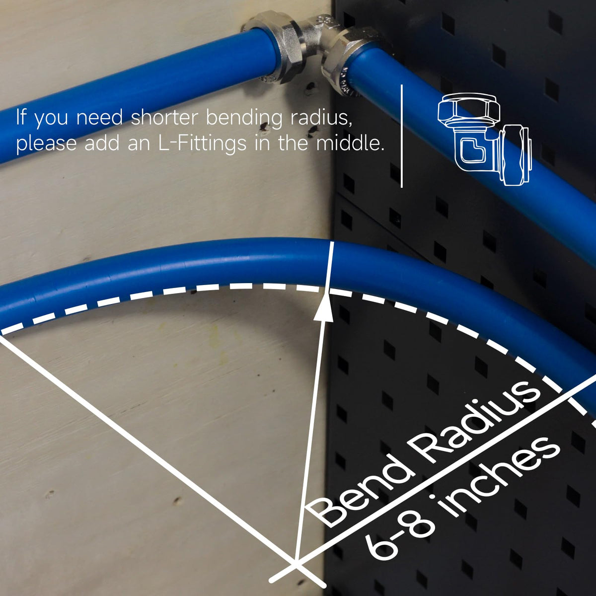 Fideursus installation kit requires no glue or welding for quick setup.