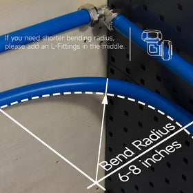 Fideursus installation kit requires no glue or welding for quick setup.