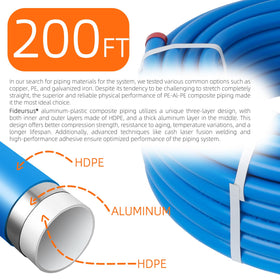 Fideursus HDPE tubing bundle resists corrosion while delivering clean, dry air.