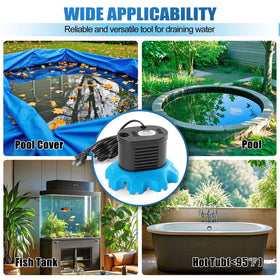 FIDISP bottom-filter-holes prevent clogging during pumping operation.