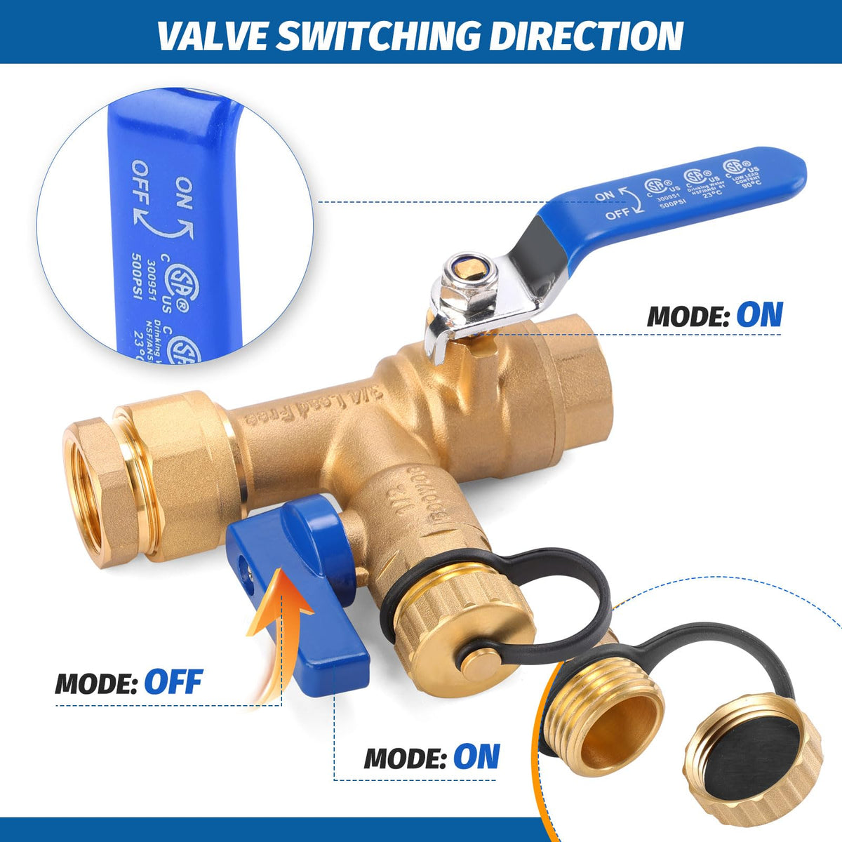 FIDISP hot and cold isolation valves shown for quick shutoff during maintenance