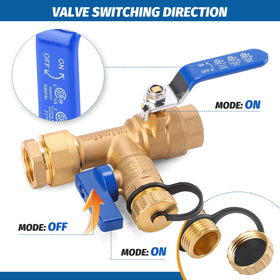 FIDISP hot and cold isolation valves shown for quick shutoff during maintenance