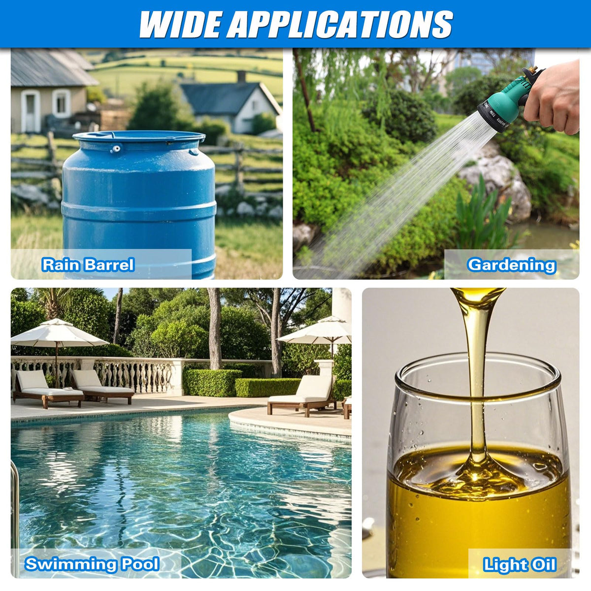 FIDISP in-use garden irrigation showing compact drill solution for tight spaces.