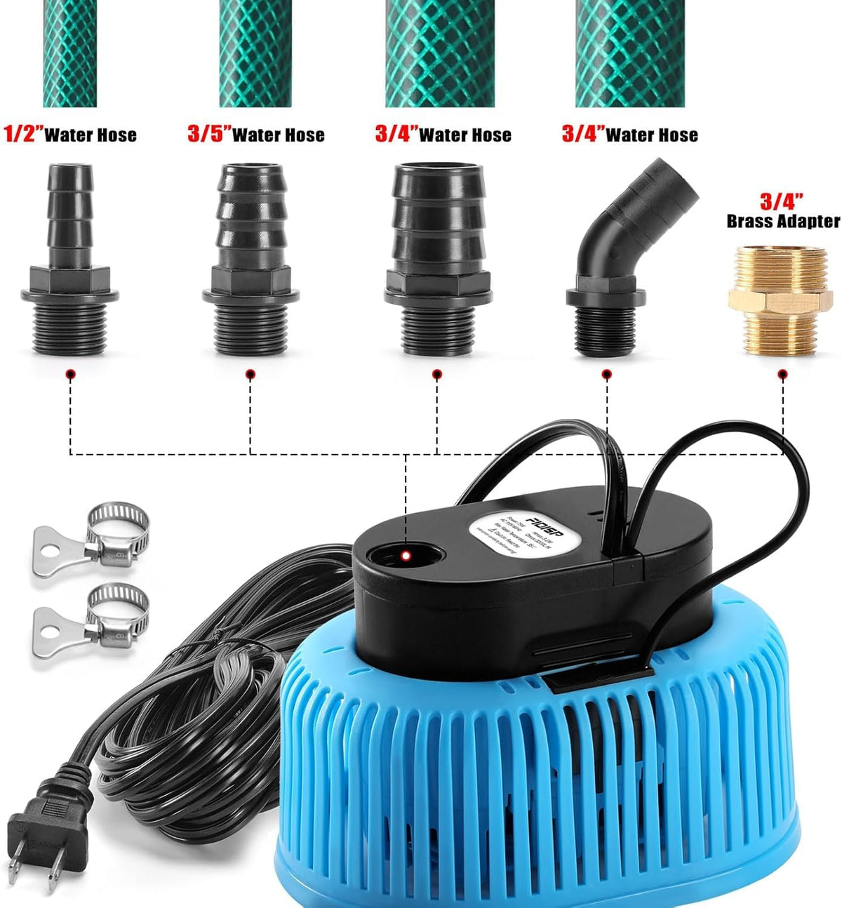 FIDISP pump supports pools, ponds, spas and sumps for flexible use.