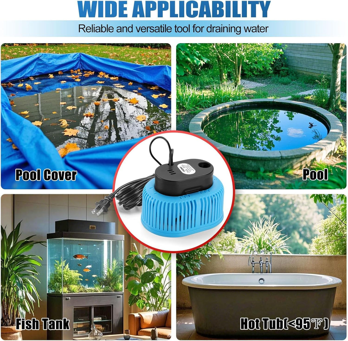 FIDISP water level probe helps prevent dry running and motor wear.
