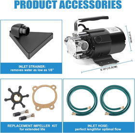 FIDISP water transfer pump on/off switch enables safe, simple operation.