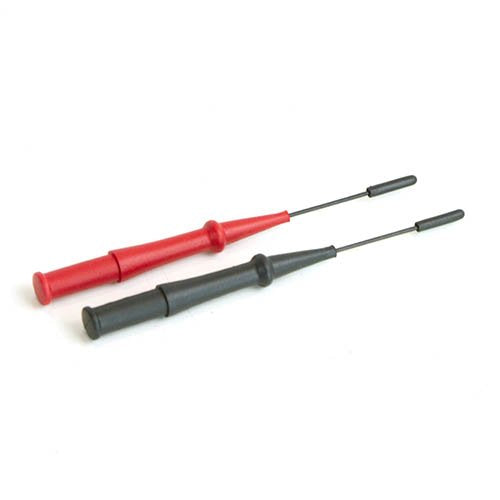 Fieldpiece RCT2 extension probe tip set reaching tight connectors for efficient testing.