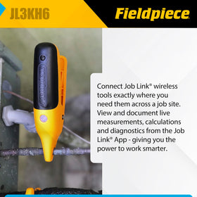 Fieldpiece wireless probes tested through a walk-in to show range and reliability.