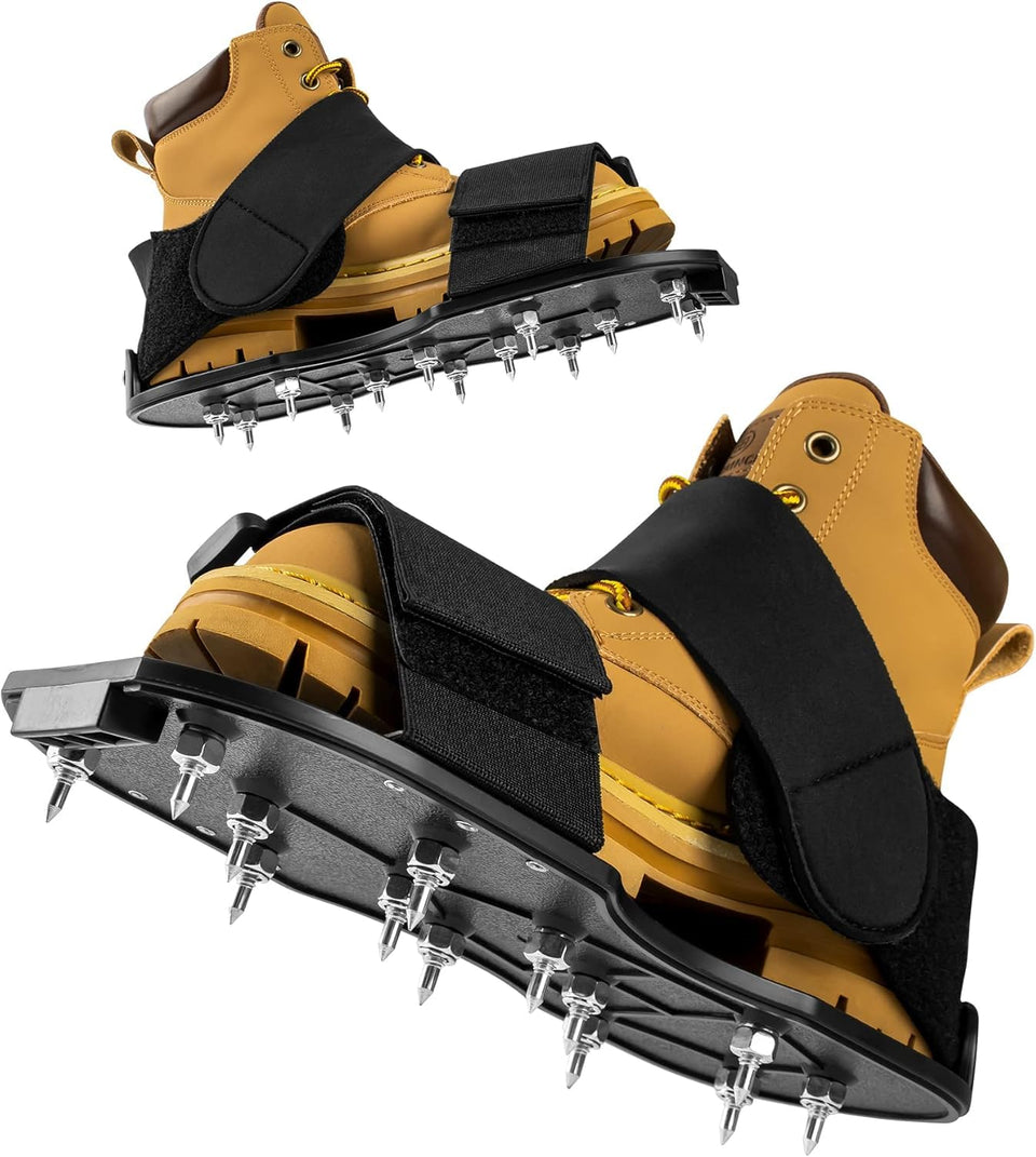 FIETODK epoxy floor spike shoes fully assembled, ready for epoxy projects