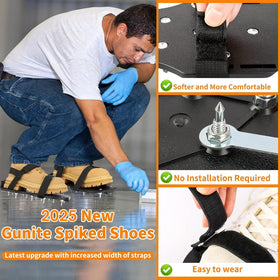 FIETODK three-quarter inch spikes provide reliable traction during coating