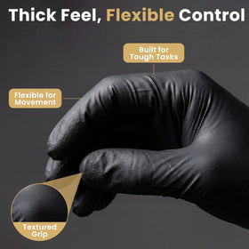 FifthPulse mechanics gloves offer puncture-resistant grip during tool work