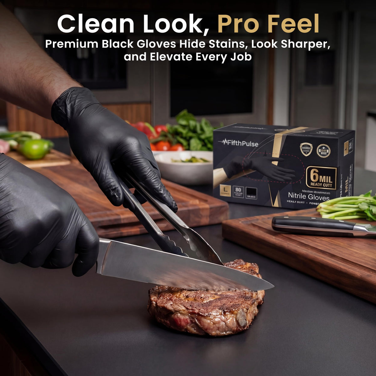 Powder-free FifthPulse gloves for sensitive hands and irritation reduction