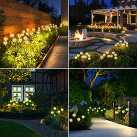 Figbush easy wireless installation for quick patio decor setup.