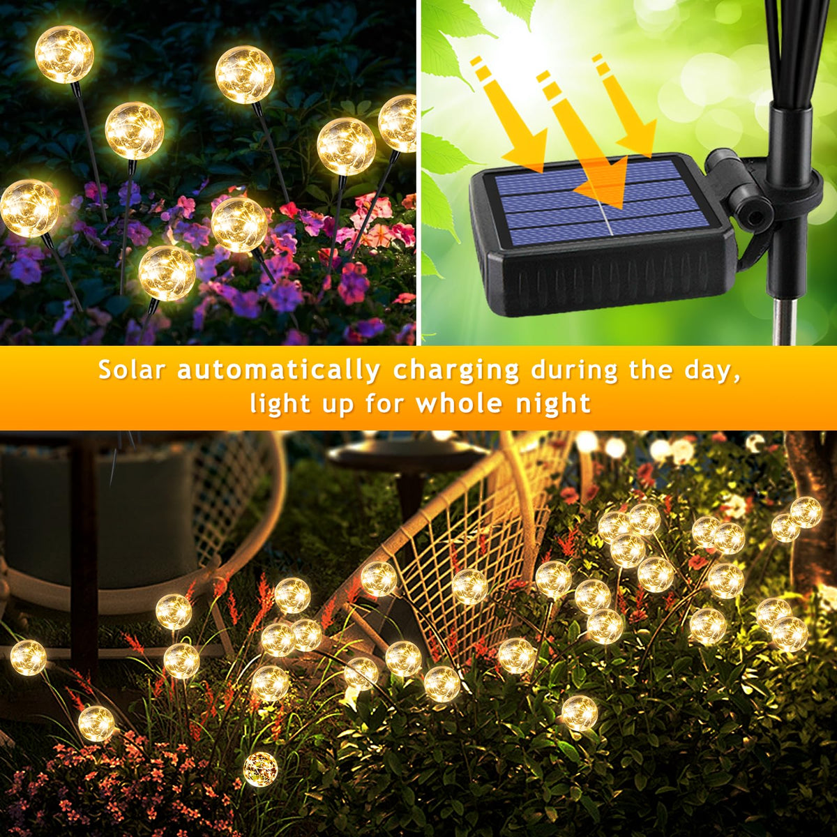 Figbush IP65 waterproof garden lights withstand rain for reliable outdoor lighting.