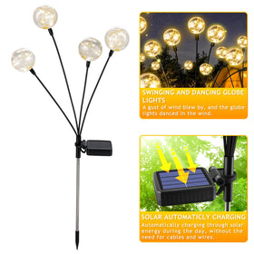 Figbush warm white globe lights create cozy evenings in any yard.