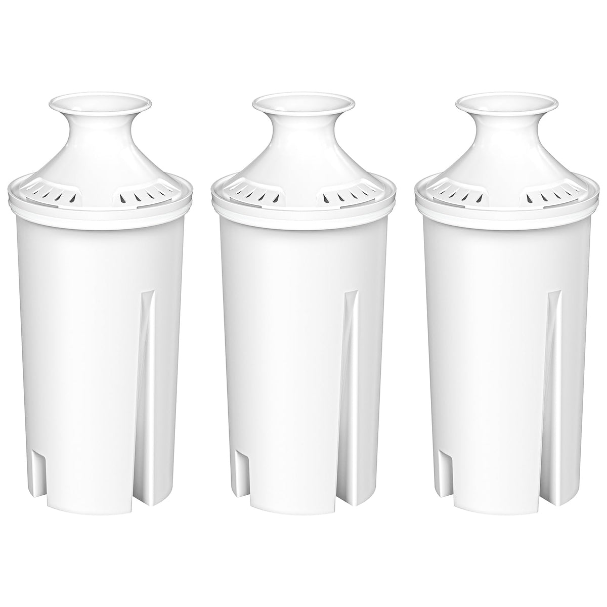 Fil-Fresh filter installed in a Brita pitcher for versatile compatibility.