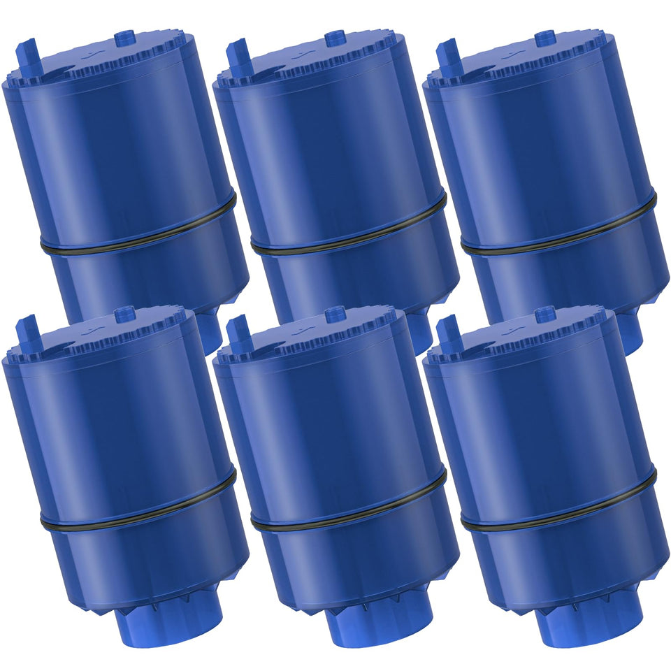 Fil-Fresh PURWater 6-pack on table highlights convenient, cost-saving replacement option.