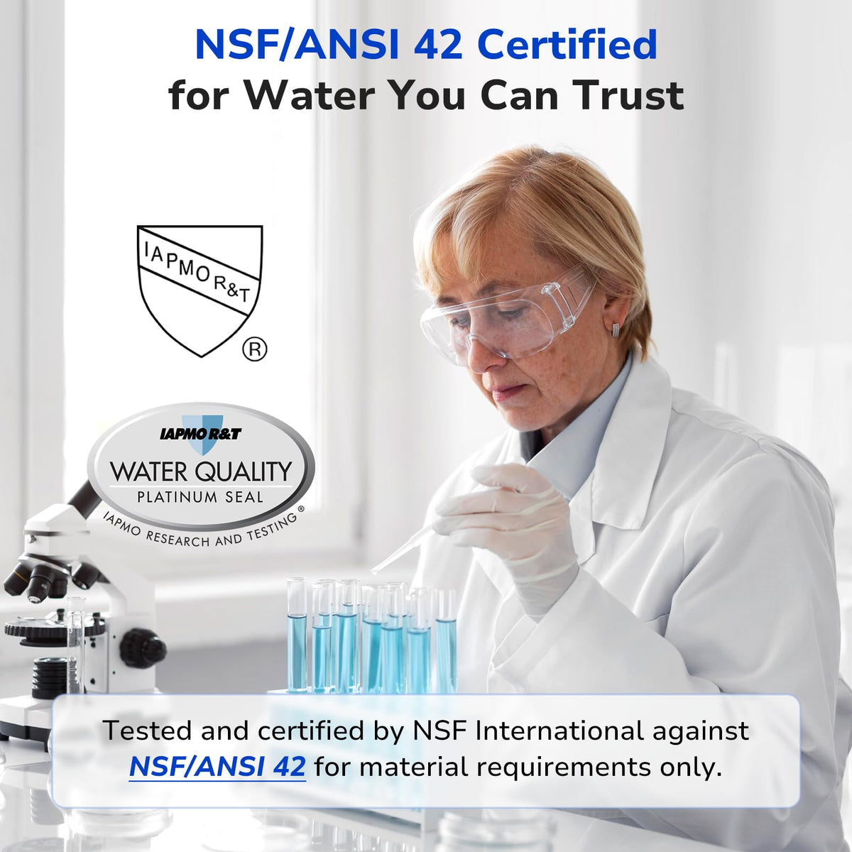 Upgraded PURWater filtration process delivering steady water flow