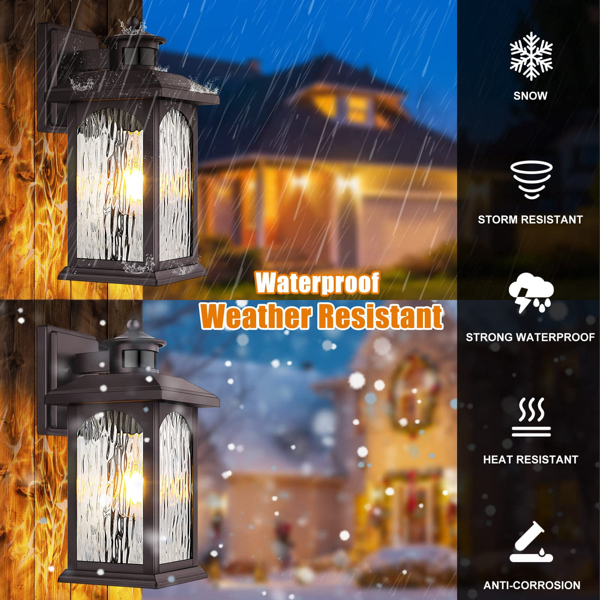 FILIYANO IP65 waterproof outdoor fixture resists moisture