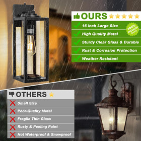 FILIYANO wide illumination for patios, yards, and entryways.