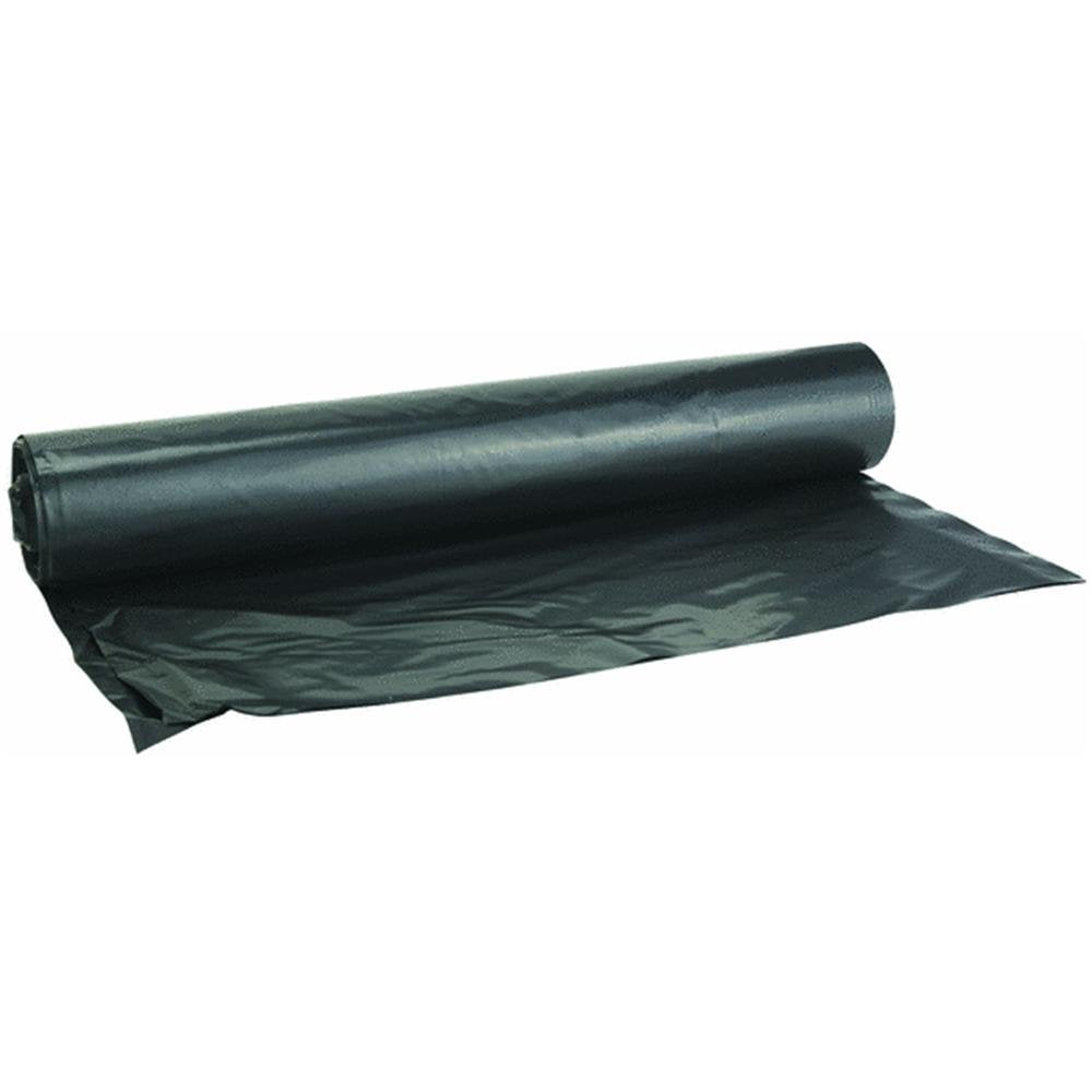 Film-Gard 625918 construction plastic sheeting in black for moisture and debris protection on job sites.