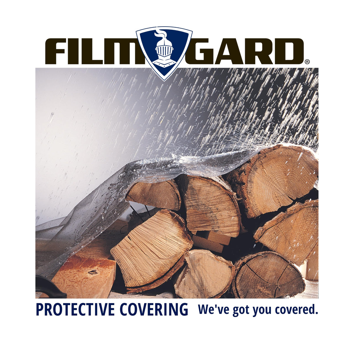 Film-Gard 626134 clear film being rolled out for quick coverage