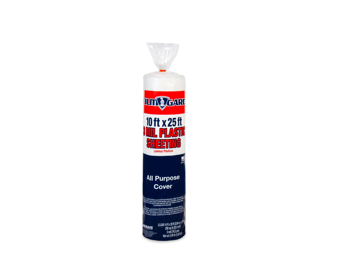 Film-Gard 626134 clear plastic sheeting for construction protection and dust containment