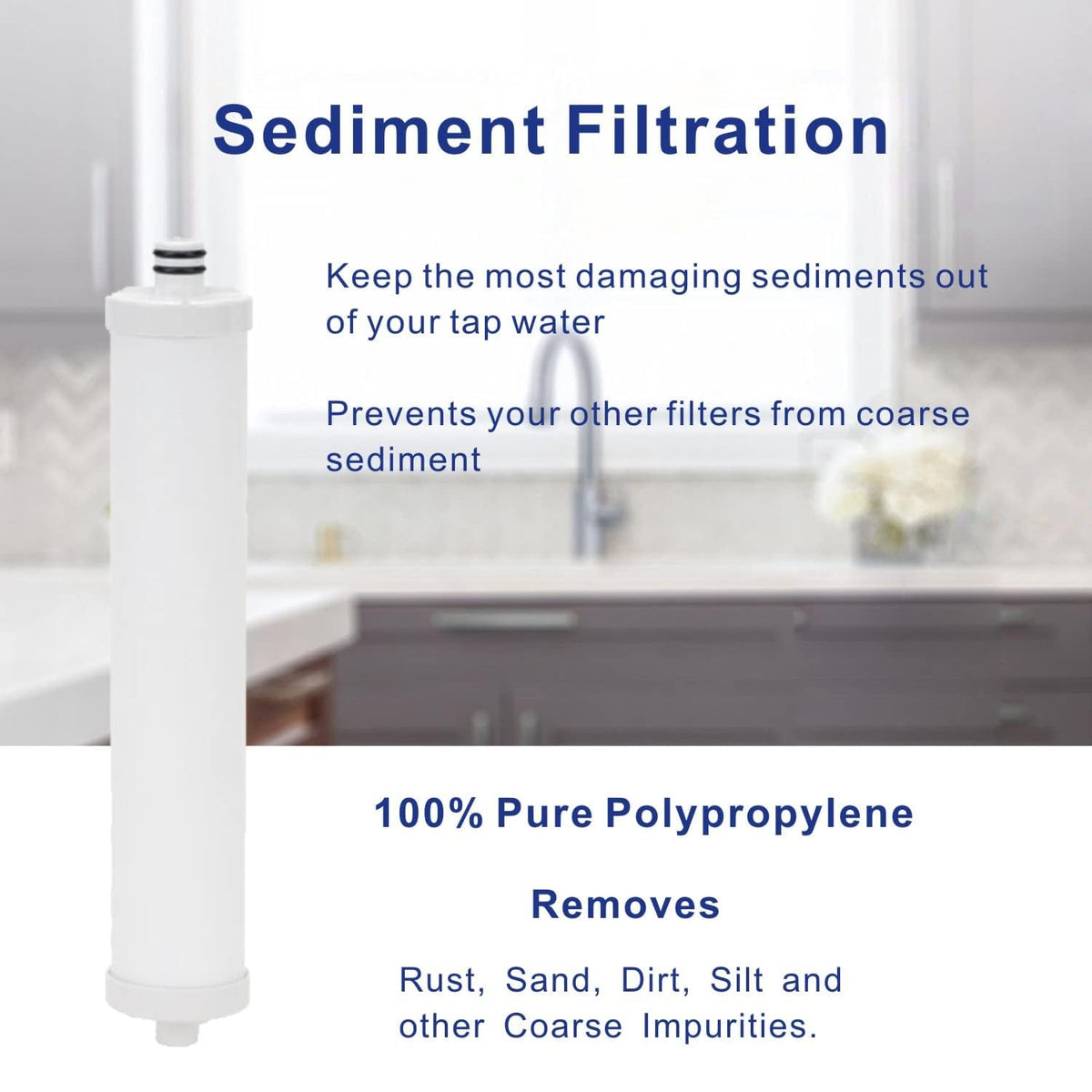 FILSADAE coconut carbon block filter for Culligan AC-30 enhances taste and reduces odors.