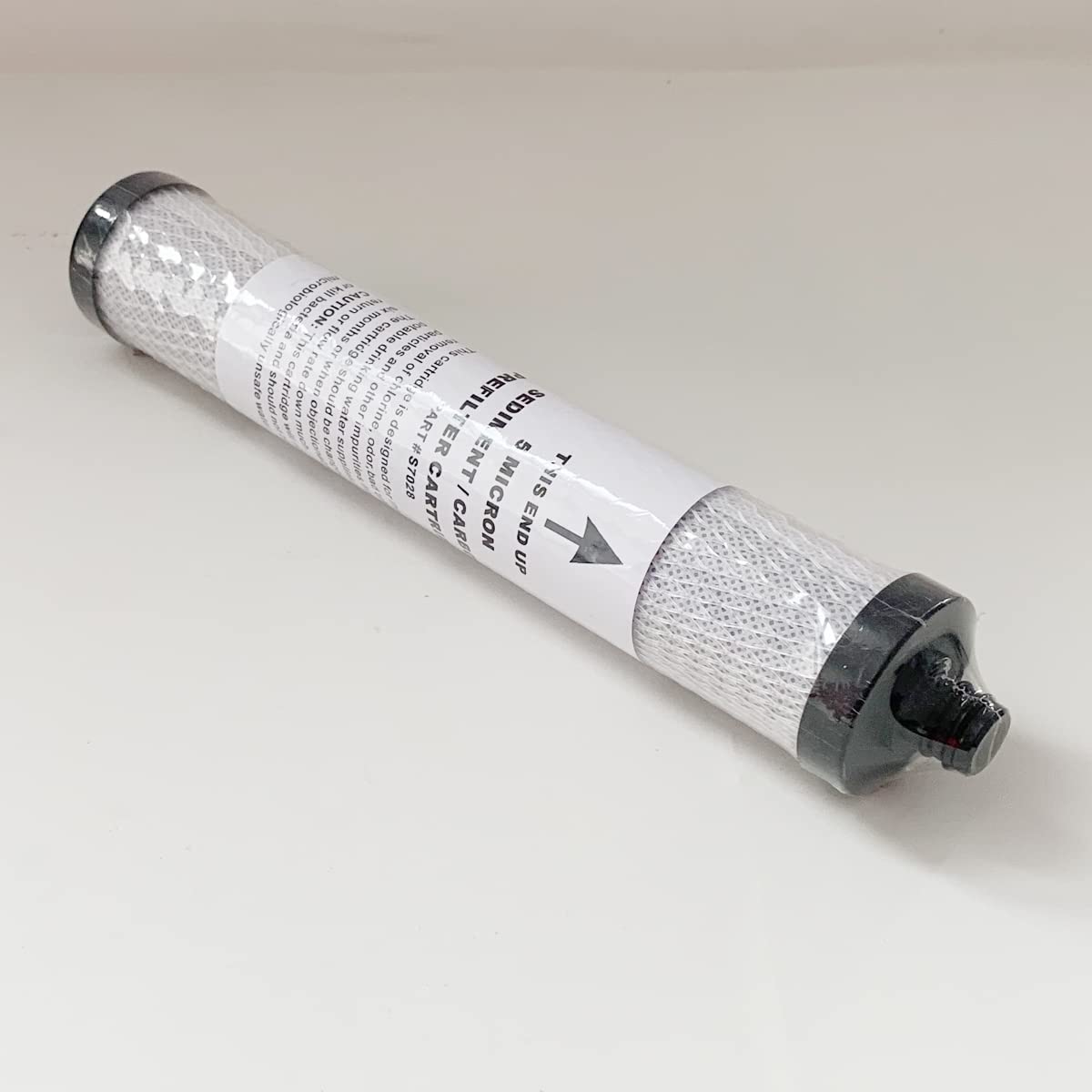 FILSADAE 6-inch inline coconut carbon post-polishing filter provides final polish.