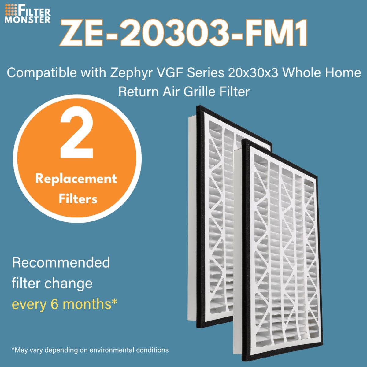 Filter Monster Zephyr VGF 20x30x3 bundle installation ease in action