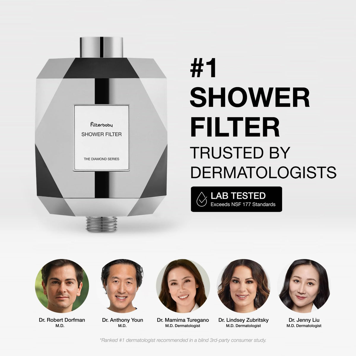 Premium chrome packaging and presentation for Filterbaby Diamond