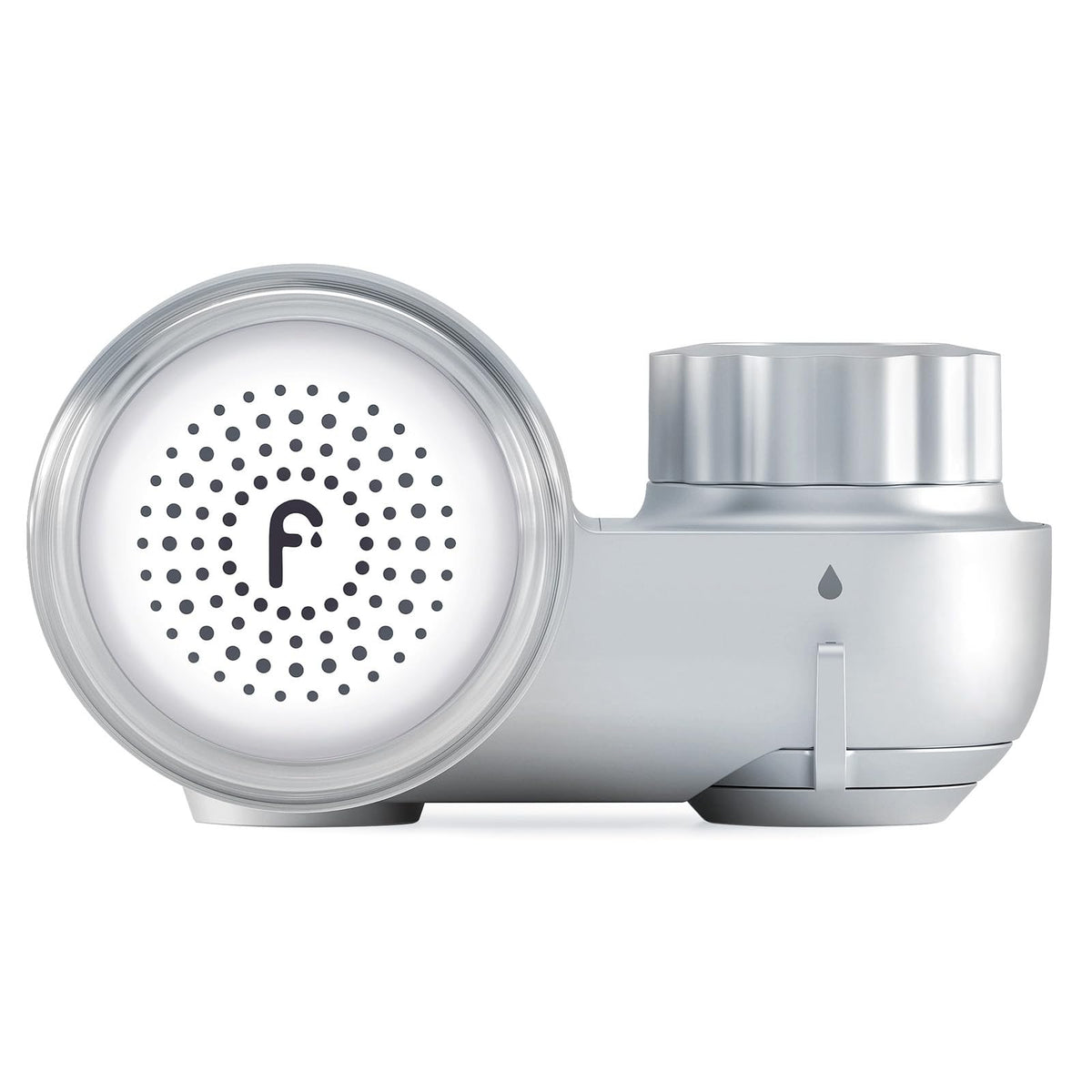 Filterbaby Skincare Filter 2.0 chrome faucet shown during daily skincare routine for healthier skin