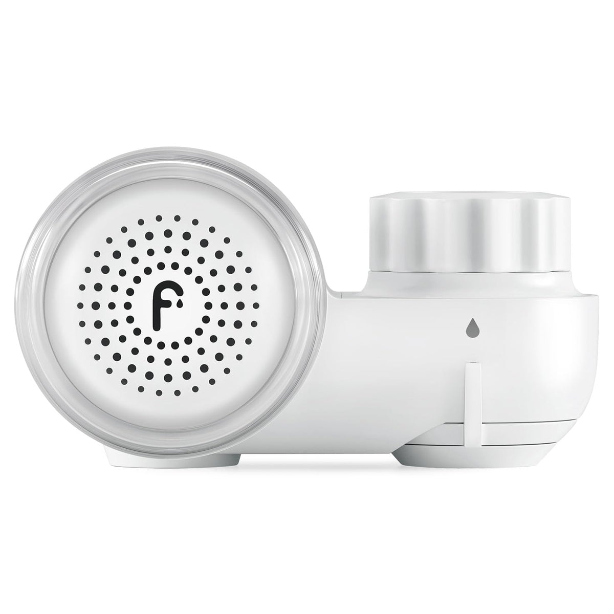 Filterbaby Skincare Filter 2.0 unit shows chlorine reduction for hydrated skin.