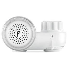 Filterbaby Skincare Filter 2.0 unit shows chlorine reduction for hydrated skin.