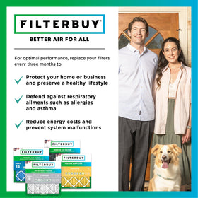MERV 8 label visible on Filterbuy filter