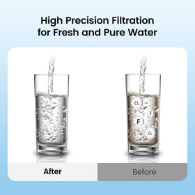 Filterlogic coconut-carbon core emphasizes high adsorption for effective contaminant capture
