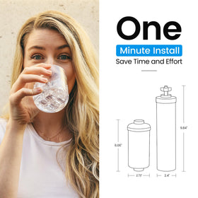 Filterlogic water-taste improvement image suggests tastier, cleaner water