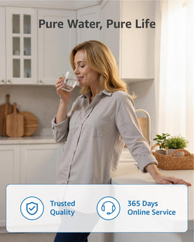 FilterLogic PF06 water-flow test demonstrating consistent filtration performance