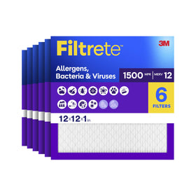 Filtrete 12x12x1 air filter installed for cleaner indoor air.