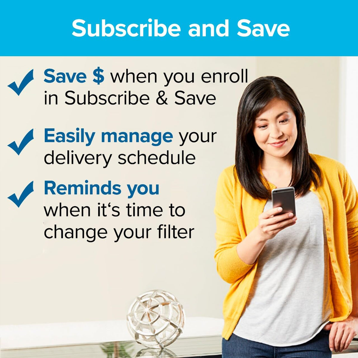 Filtrete 2-pack box and inserts for convenient HVAC replacements.
