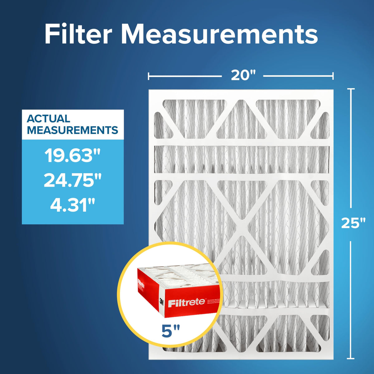 Filtrete 2-pack packaging ready for replacement and storage