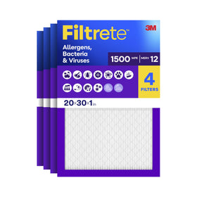 Filtrete 20x30x1 air filter maintains airflow while capturing small particles.