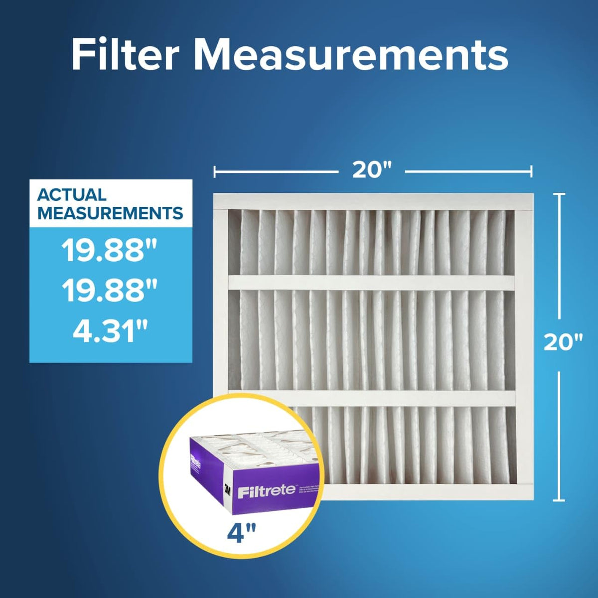 Filtrete 3-in-1 technology close-up demonstrates particle capture.