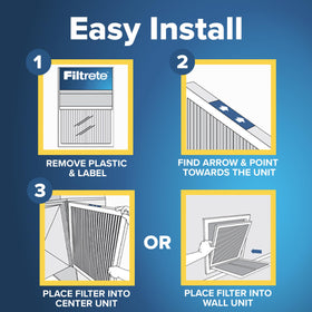 Filtrete 300 MPR dust reduction detail highlighting strong particle attraction.